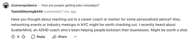 Generic Reddit Comment Example